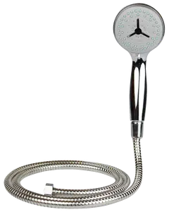 Duschhuvud med slang - 3 funktioner
