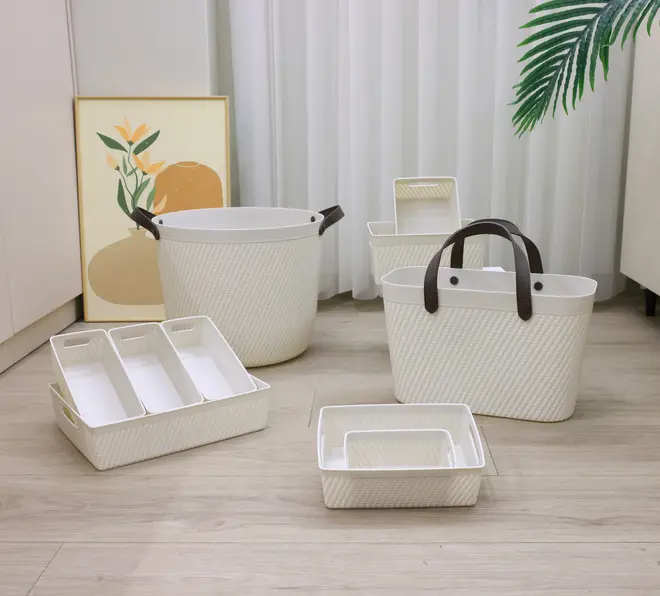 Plastkorg stor - grå