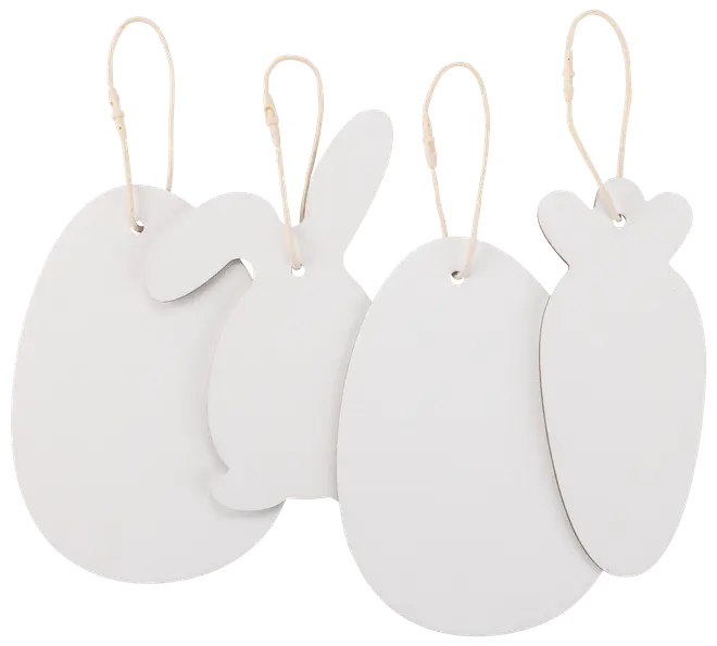 Påsk figurer DYI för upphängning - 4 st