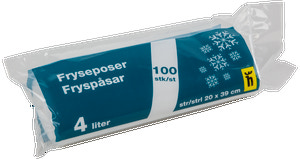 Frysepose 4 L 100-pak