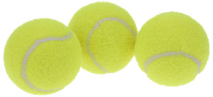 TENNISBOLL HUNDLEKSAK 3-PACK