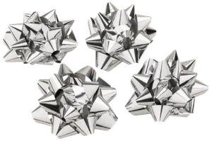 Rosetter till paket silver 4-pack 