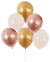 Ballon mix 6 stk. - Assorterede farver 