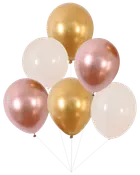 Ballon mix 6 stk. - Assorterede farver 
