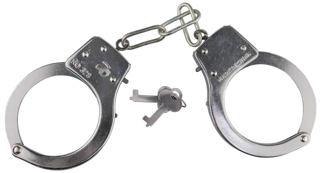 Håndjern med nøgler