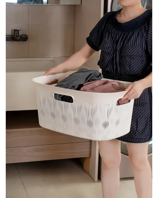 Tvättkorg 38 L - Vit