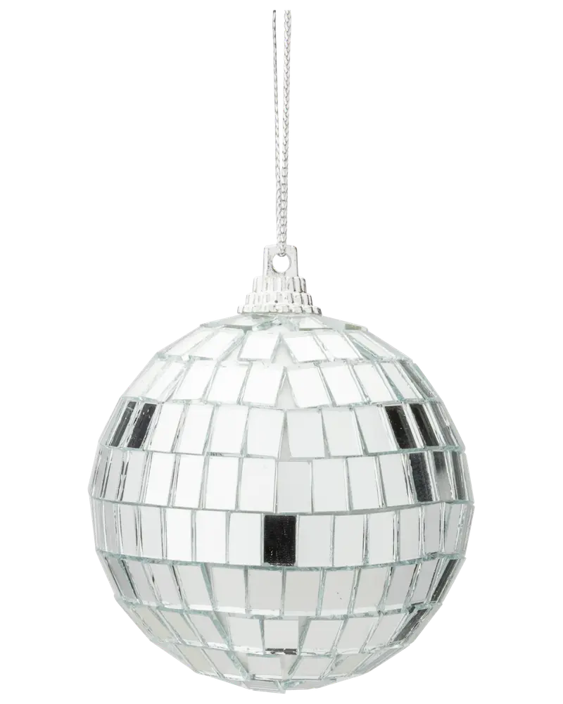 Discokula 6 cm Silver 3 st