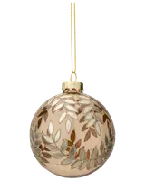Julgranskula i glas 4 st - Roséguld