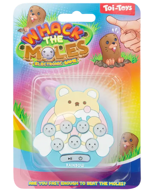 Whack the moles minispil - assorterede designs