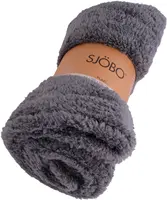 Fleecetæppe teddy - Assorterede farver 