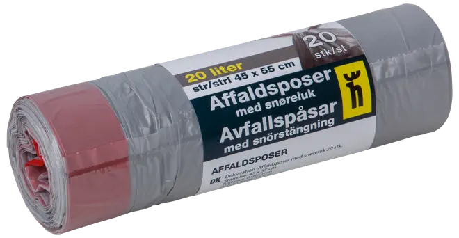 Avfallspåsar med snöre 20-pack