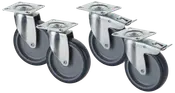 Hjul svängbara 4 st 100 mm