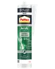 Pattex Akrylforsegler i grå 300 ml patron, til indendørs brug. Kan overmales efter 1 time, fleksibel, fylder huller og revner, lavet af 95% genbrugsplast.
