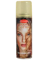 Glitter hårspray - Guld