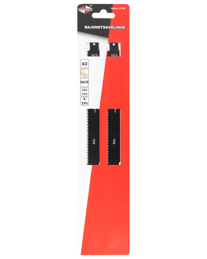 Tigersågblad trä 300 mm 2-pack