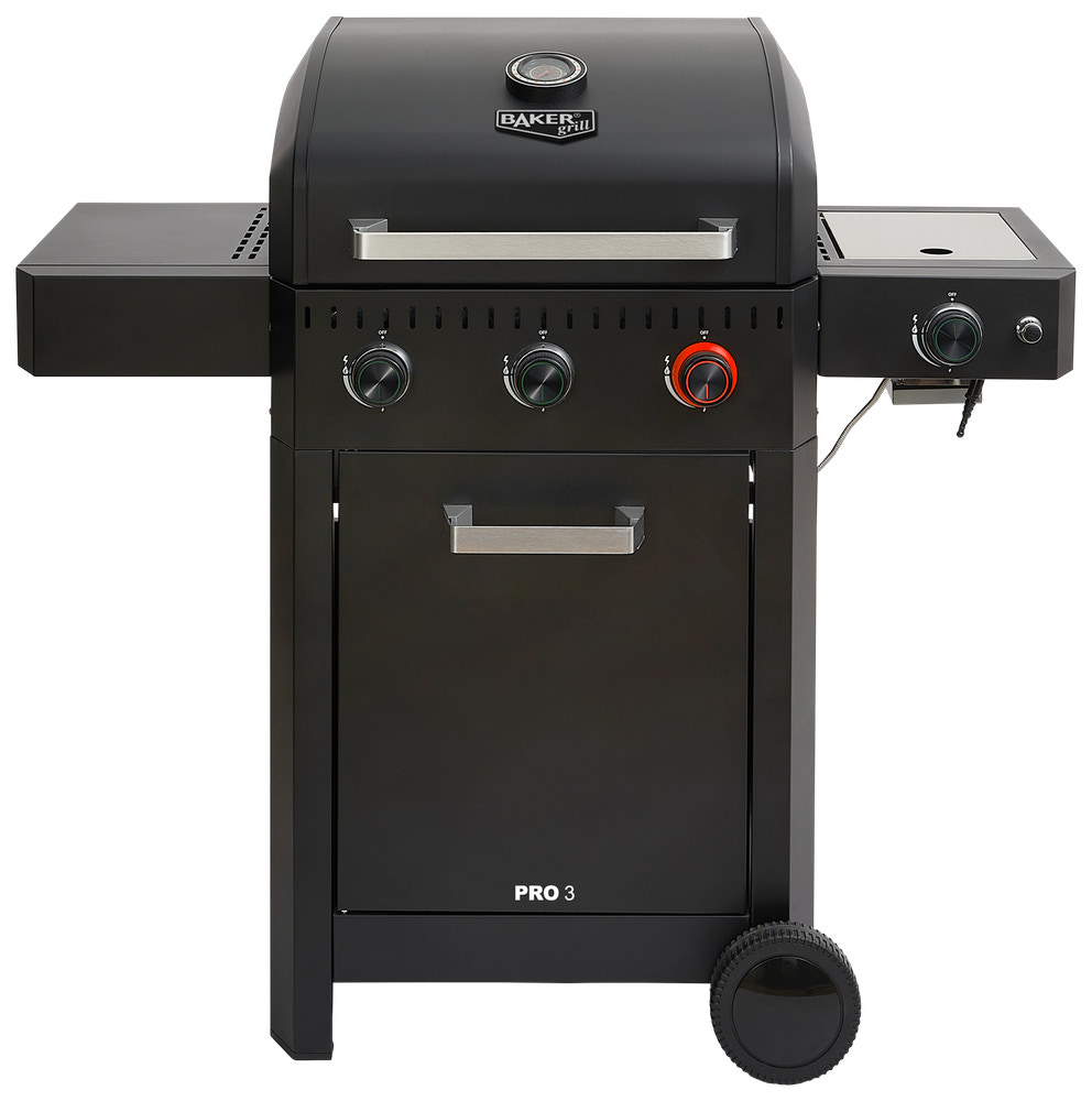 BAKERgrill Gasgrill Pro 3+1