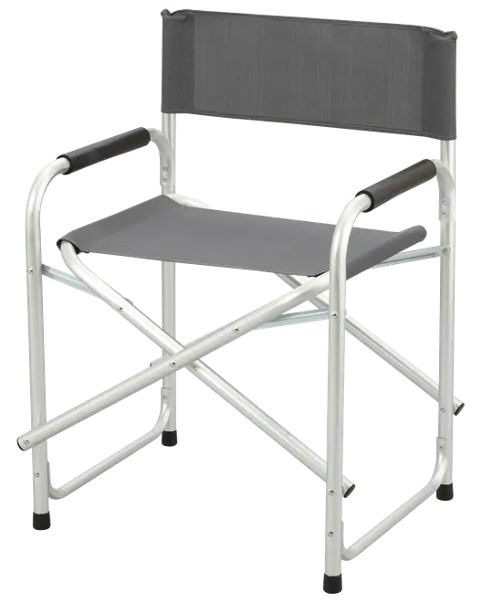 Nakano Instruktørstol aluminium og textiline