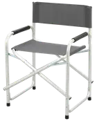 Nakano Instruktørstol aluminium og textiline