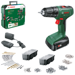 Bosch Bore-/skruemaskine EasyDrill 18V + SystemBox inkl. batteri