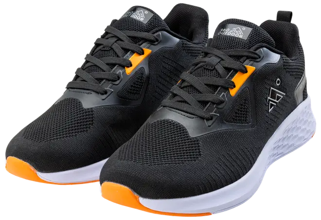 Sneakers svart/orange