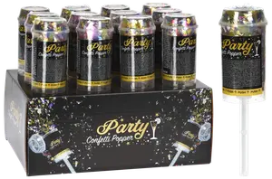 Skub-op konfettikanon 17,5 cm