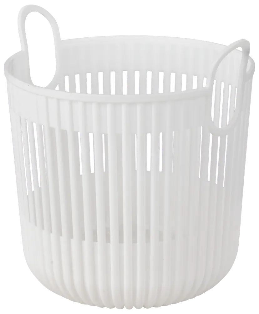 Plastkorg vit 18 cm