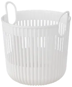 Plastkorg vit 18 cm