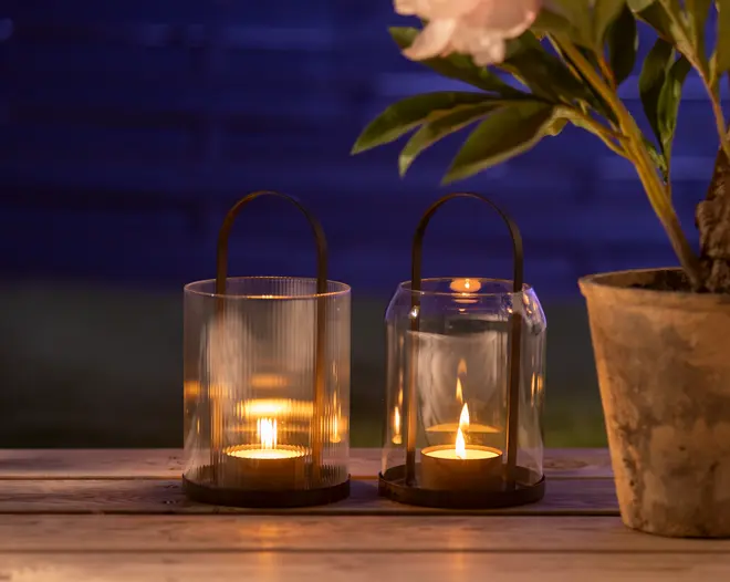 Lykta för värmeljus - 22 cm