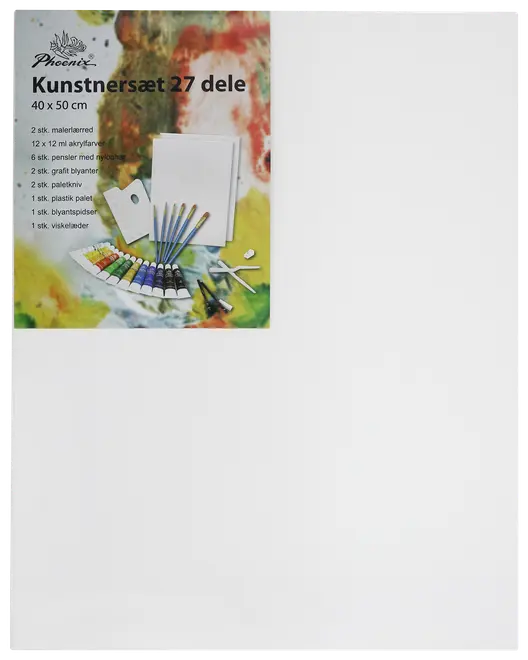 Konstnärsset 27 delar 40x50cm