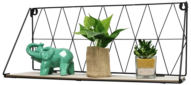 Væghylde sort metal