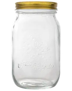 Sylteglas med skruelåg 1 L