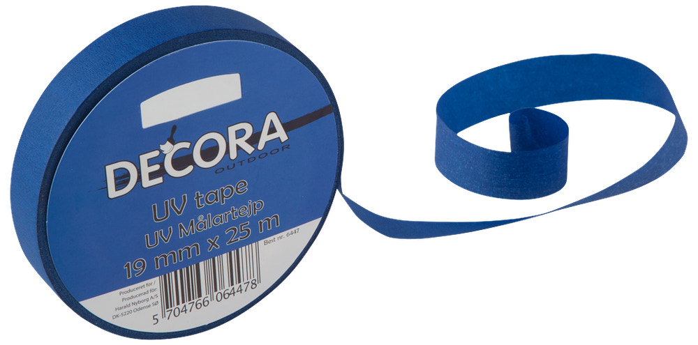 Decora Malertape UV 19 mm - blå