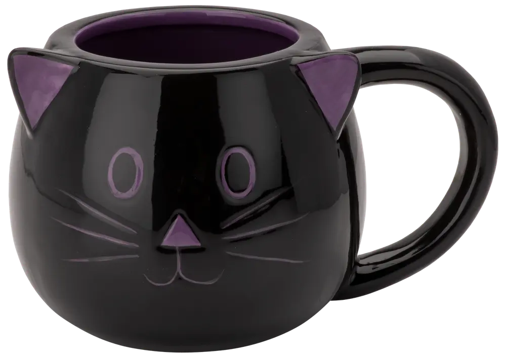 Halloween mugg katt 390 ml