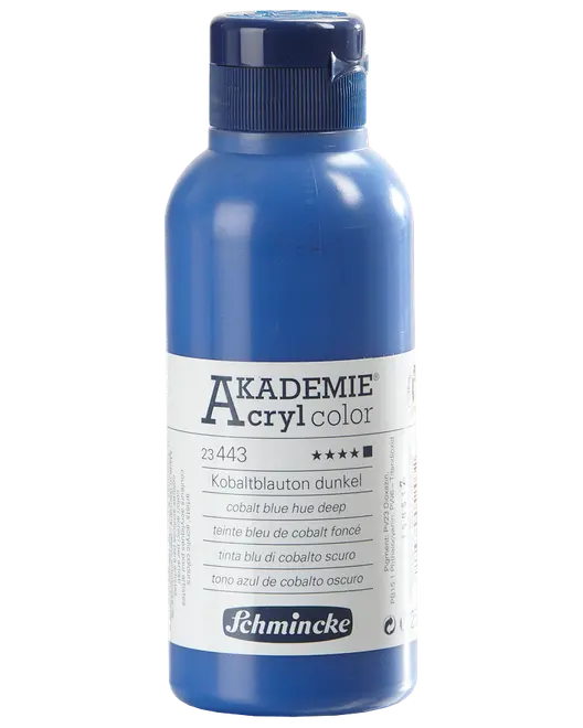 Akryl 250 ml koboltblå