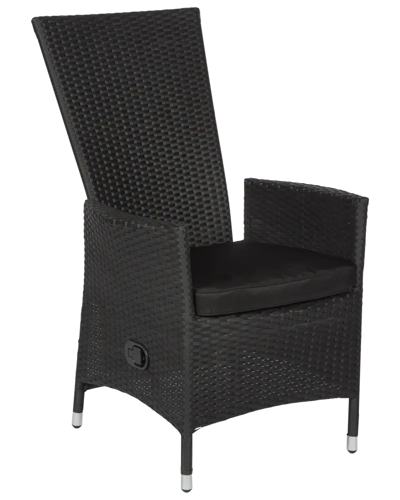 Malaga justerbar stol - Svart