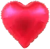 Folieballon 34 cm - Rød hjerte