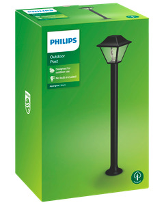 PHILIPS myGarden Havelampe E27 Alpenglow - sort