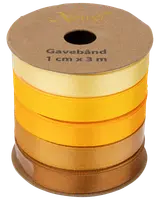 Satinband 5 nyanser - 15 meter
