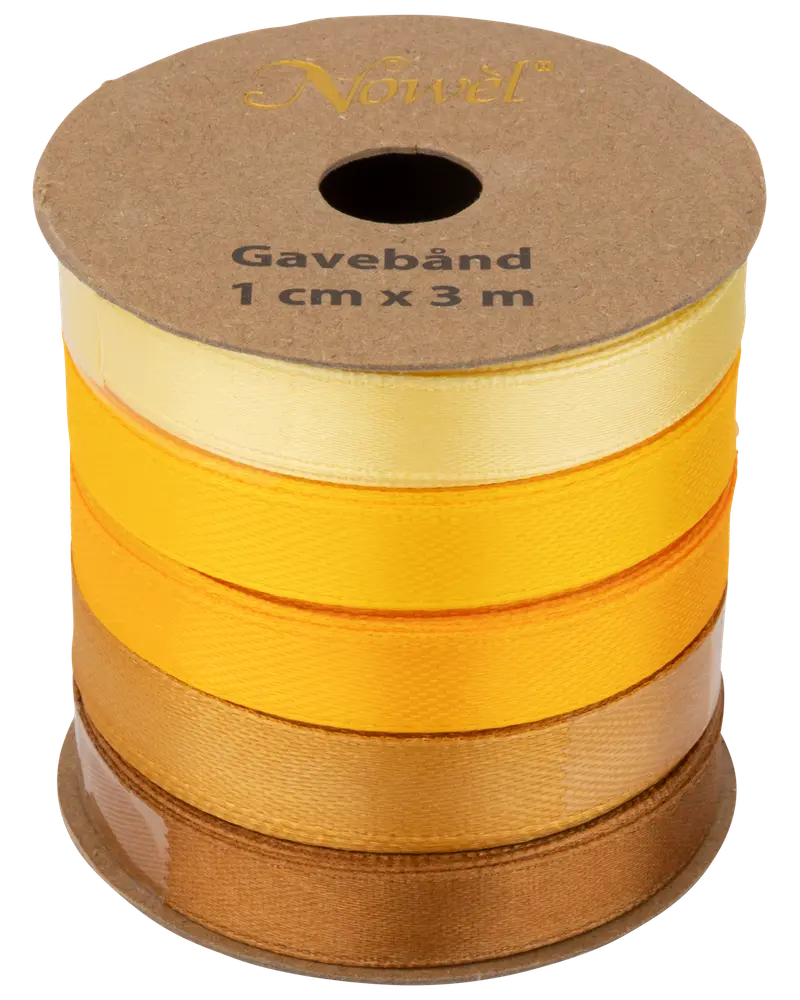 Satinband 5 nyanser - 15 meter