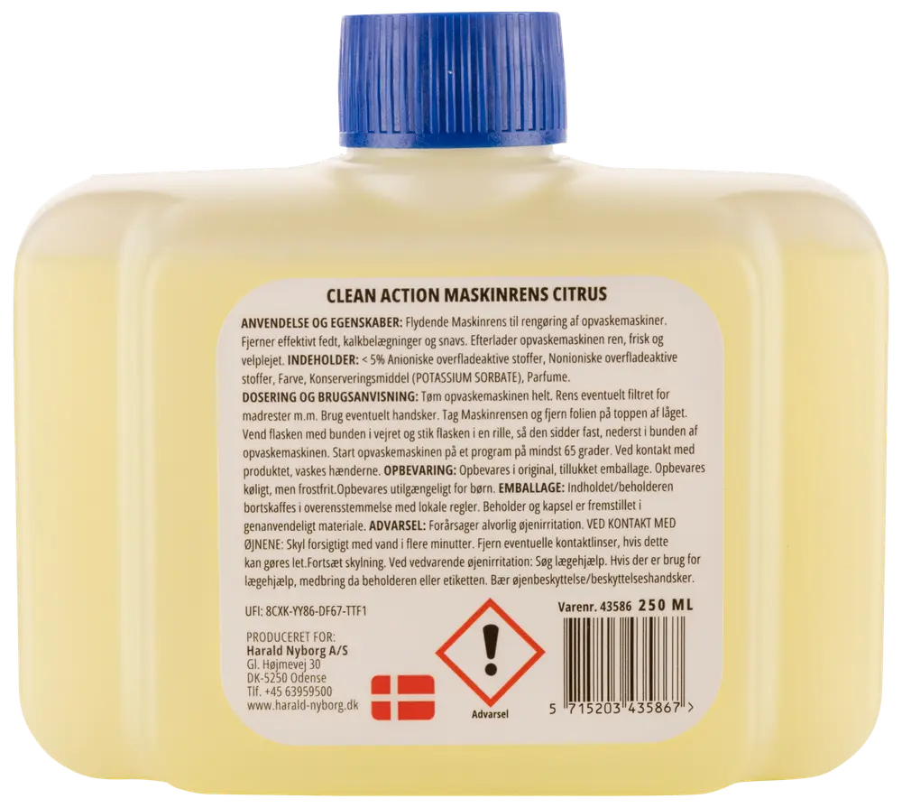 Clean Action Maskinerengöring 250 ml - Citrus
