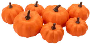 Dekorativ pumpor av skum 7-pack
