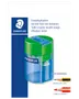 Staedtler Blyantspidser med beholder plast - Ass.