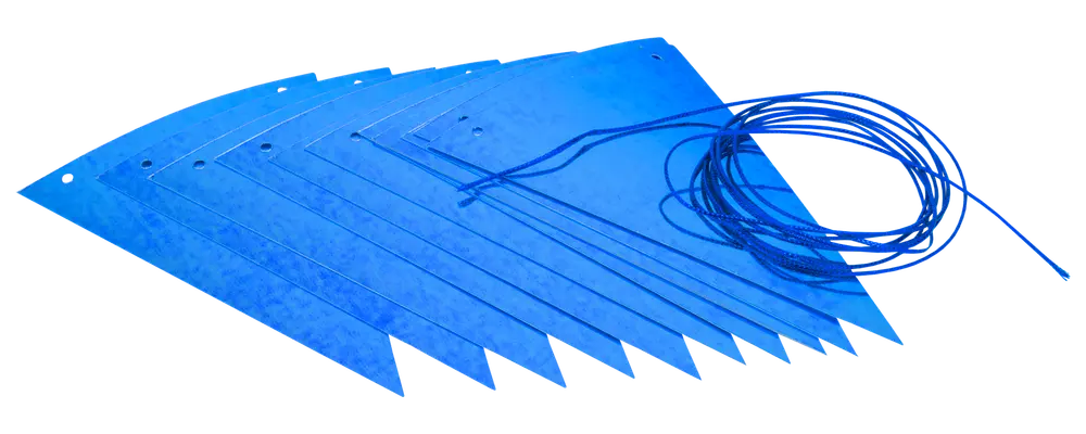 Guirlande blå 2 meter