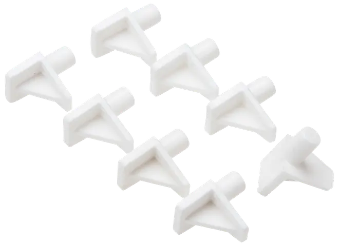 Vinkelhyldebærer Ø5 mm 8-pak - hvid