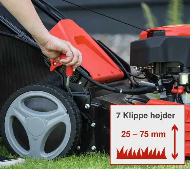 Scheppach benzinplæneklipper med el-start