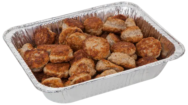 Alubakke med høj kant 26 x 32 cm 10-pak