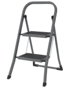 Köksstege 2 steg stål