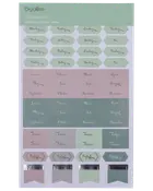 Klistermærkeblok 16 ark - 13 x 21 cm