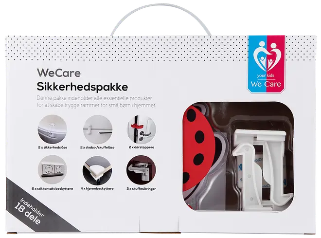 We Care Kids Sikkerhedspakke 18 dele