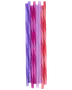 Sugerør 80-pak - Lilla og pink